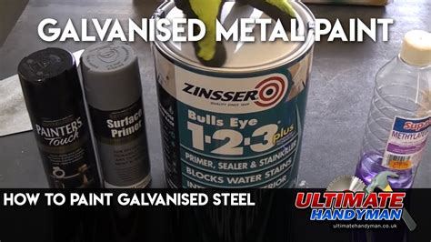 how to paint sheet metal|spray primer for galvanized metal.